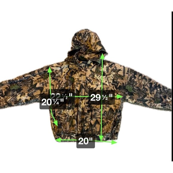 Scent Blocker Plus Frontier Mens XL Jacket Realtree Camo Zip Removable Hood Hunt - Picture 15 of 15
